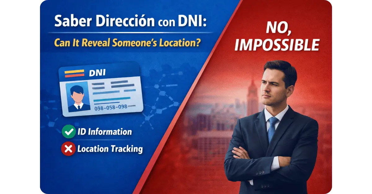 Saber Dirección con DNI